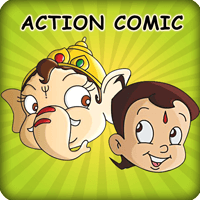 Bheem and Ganesha Action Comic