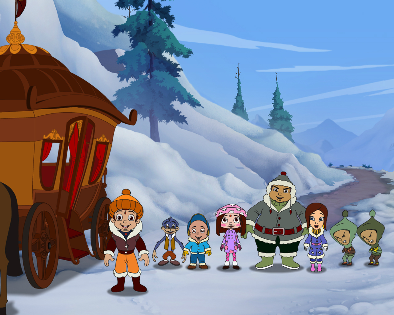 Download Free Chhota Bheem Himalayan Adventure Wallpapers.