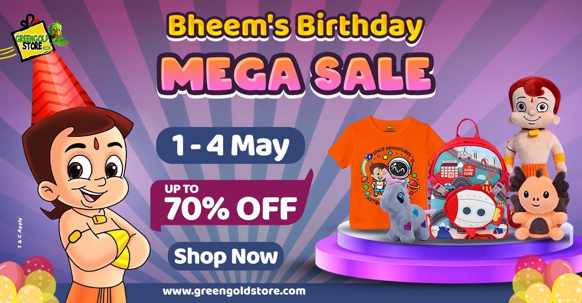 Green Gold Store Bheems Birthday sale