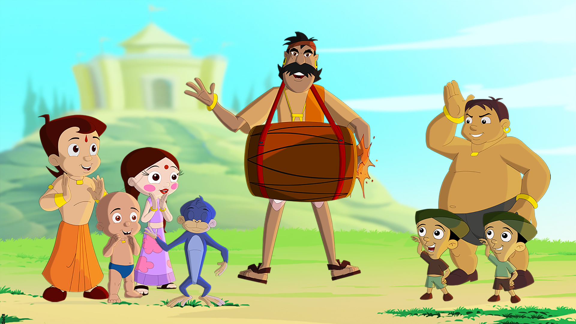 Download 3D Chhota Bheem wallpapers and Wallpaper Decors