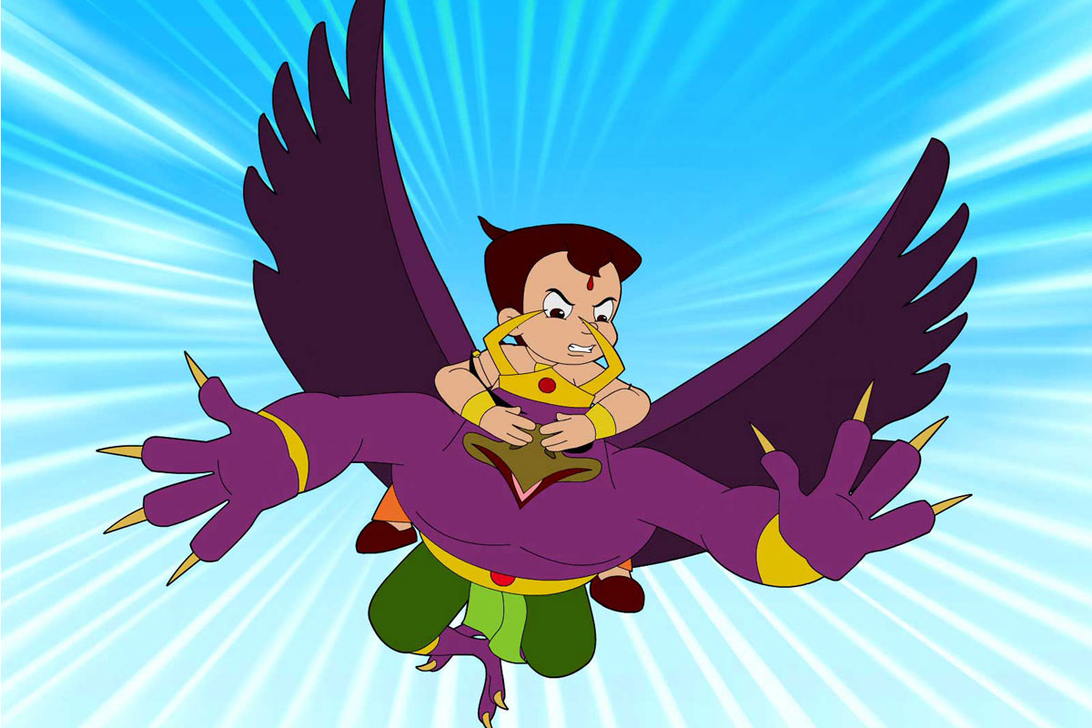 Chhota Bheem's heroic fight